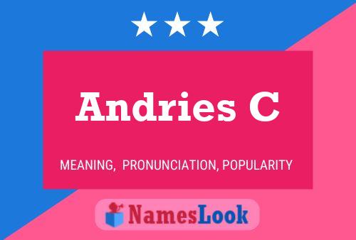 Andries C 名字海报