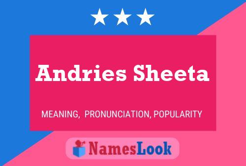 Andries Sheeta 名字海报