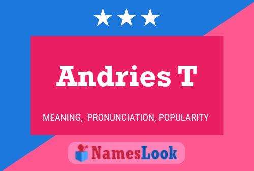 Andries T 名字海报