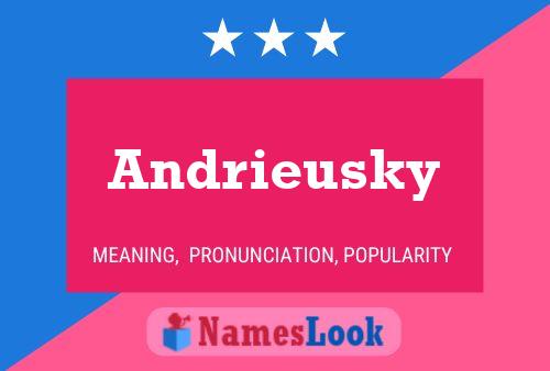 Andrieusky 名字海报