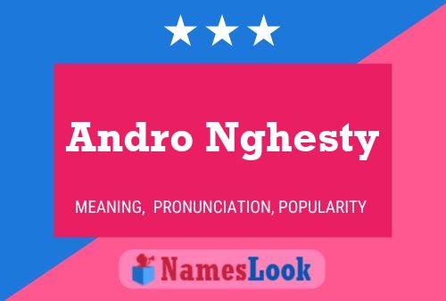 Andro Nghesty 名字海报