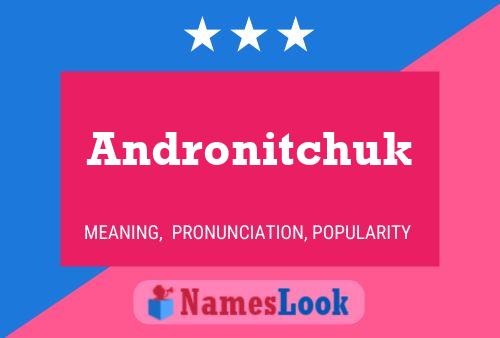 Andronitchuk 名字海报