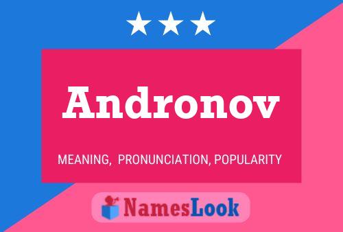 Andronov 名字海报