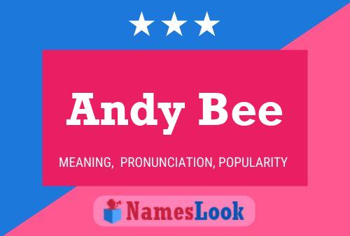 Andy Bee 名字海报