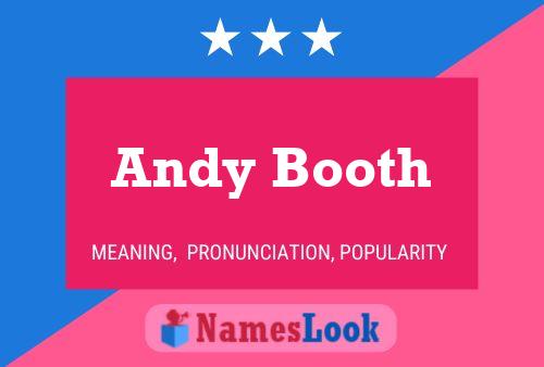 Andy Booth 名字海报