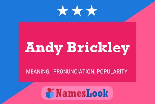 Andy Brickley 名字海报