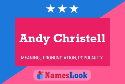 Andy Christell 名字海报