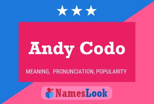 Andy Codo 名字海报