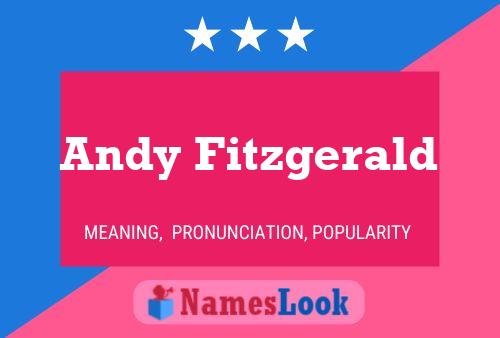 Andy Fitzgerald 名字海报