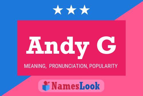 Andy G 名字海报