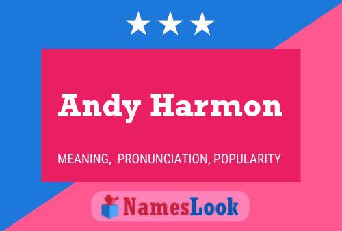 Andy Harmon 名字海报