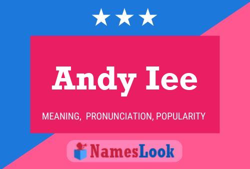 Andy Iee 名字海报