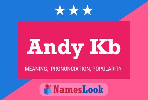 Andy Kb 名字海报