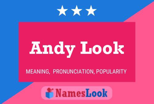 Andy Look 名字海报