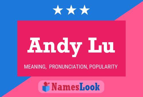 Andy Lu 名字海报