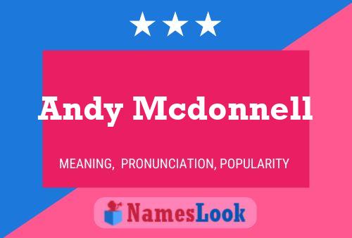 Andy Mcdonnell 名字海报