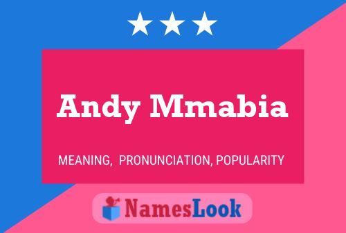 Andy Mmabia 名字海报