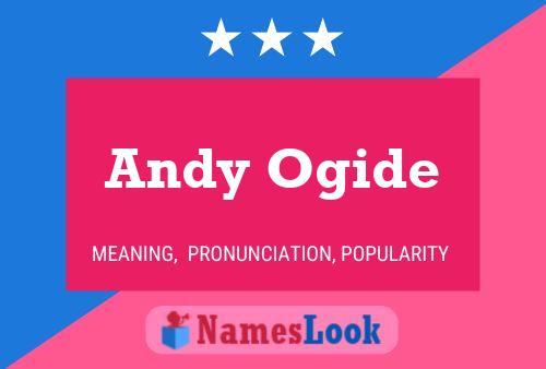 Andy Ogide 名字海报