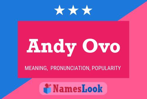 Andy Ovo 名字海报