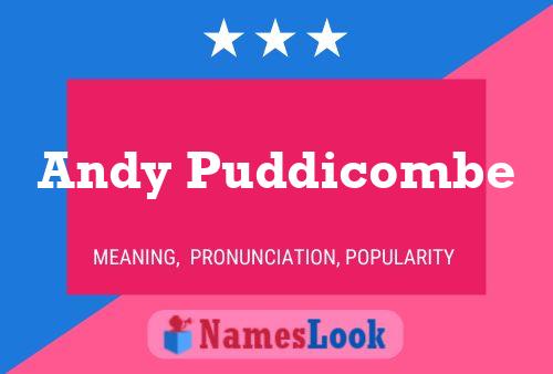 Andy Puddicombe 名字海报