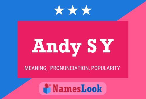 Andy S Y 名字海报