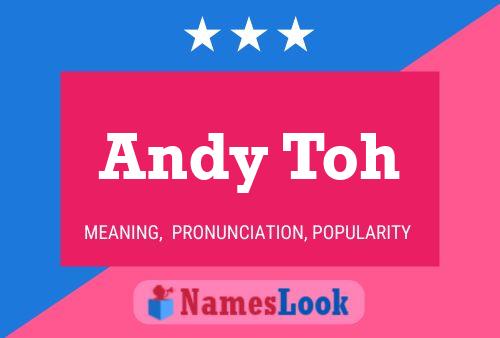 Andy Toh 名字海报