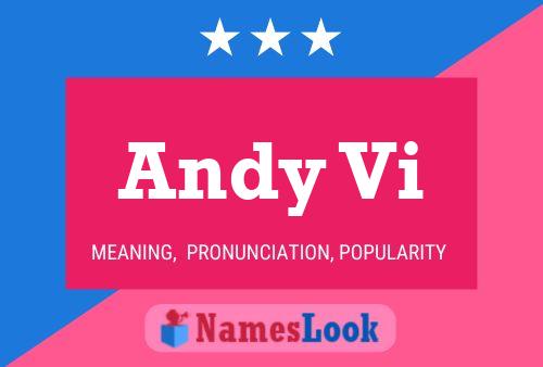 Andy Vi 名字海报