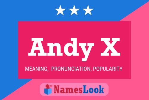 Andy X 名字海报