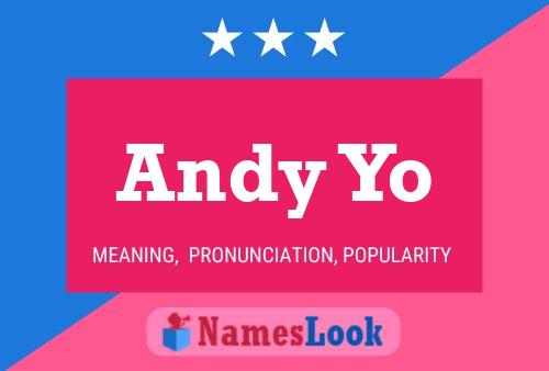 Andy Yo 名字海报