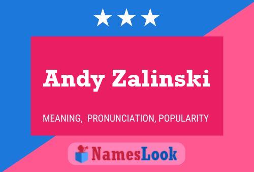 Andy Zalinski 名字海报