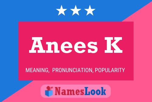 Anees K 名字海报