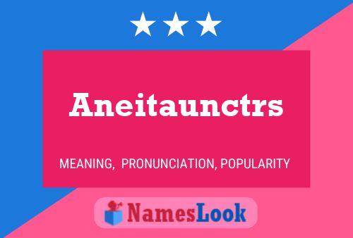 Aneitaunctrs 名字海报