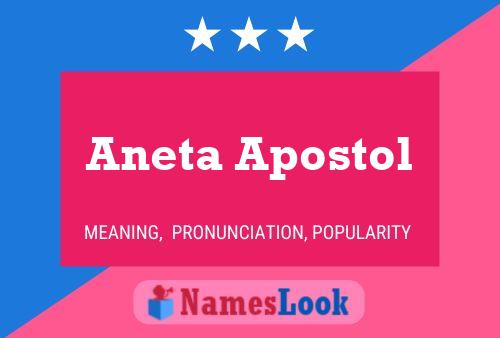 Aneta Apostol 名字海报