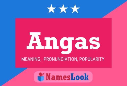 Angas 名字海报