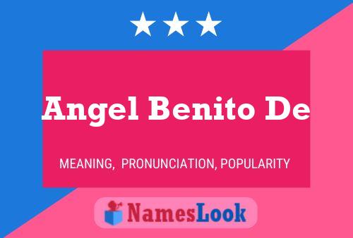 Angel Benito De 名字海报