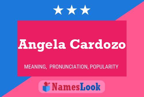 Angela Cardozo 名字海报