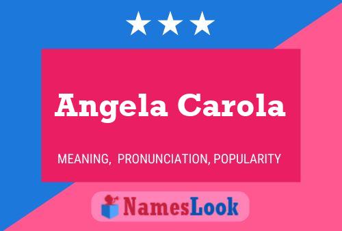 Angela Carola 名字海报