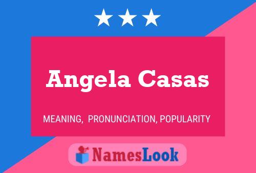 Angela Casas 名字海报