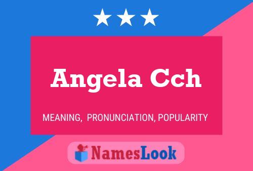 Angela Cch 名字海报