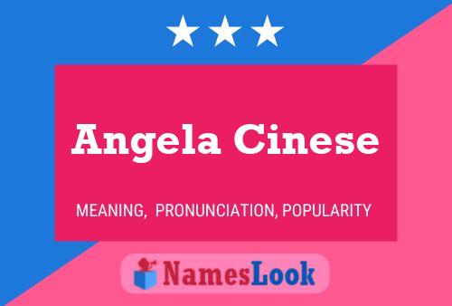 Angela Cinese 名字海报