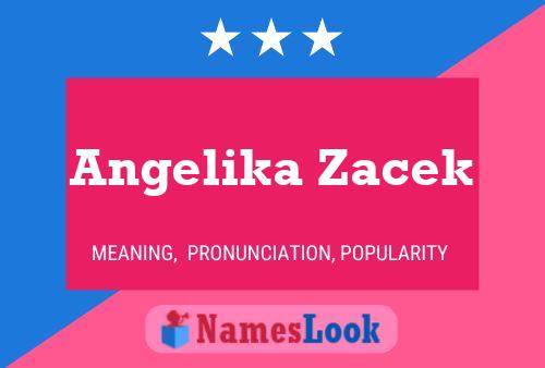 Angelika Zacek 名字海报