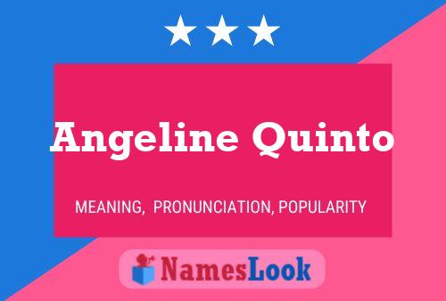 Angeline Quinto 名字海报