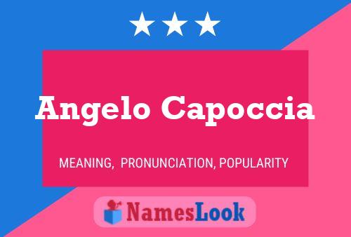 Angelo Capoccia 名字海报