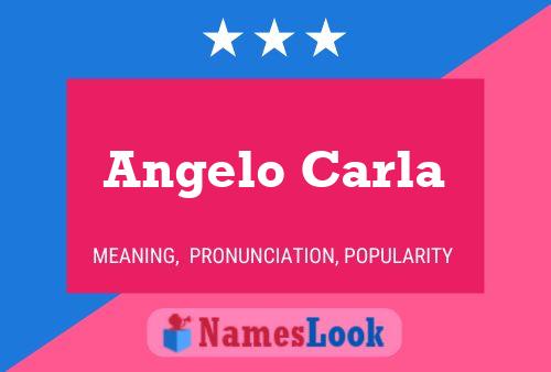 Angelo Carla 名字海报