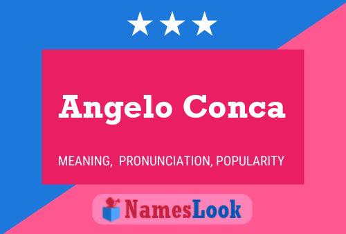 Angelo Conca 名字海报