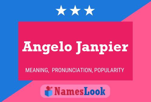 Angelo Janpier 名字海报