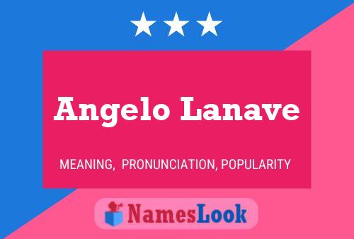 Angelo Lanave 名字海报