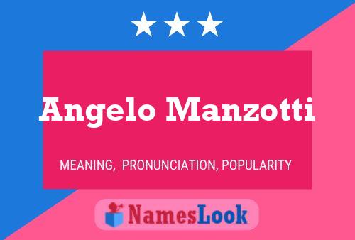 Angelo Manzotti 名字海报