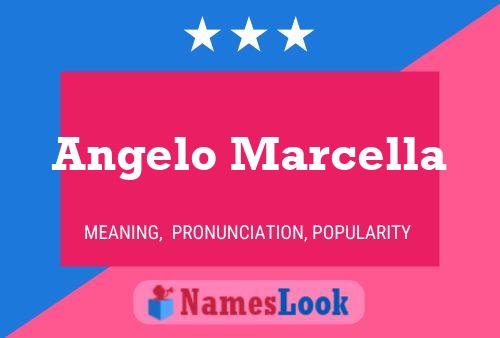 Angelo Marcella 名字海报