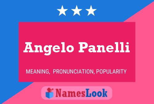 Angelo Panelli 名字海报